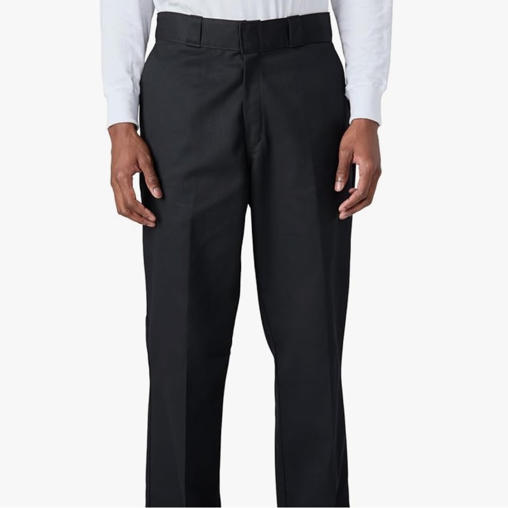 Dickies Flex Twill Straight Leg Loose Fit Black Pants